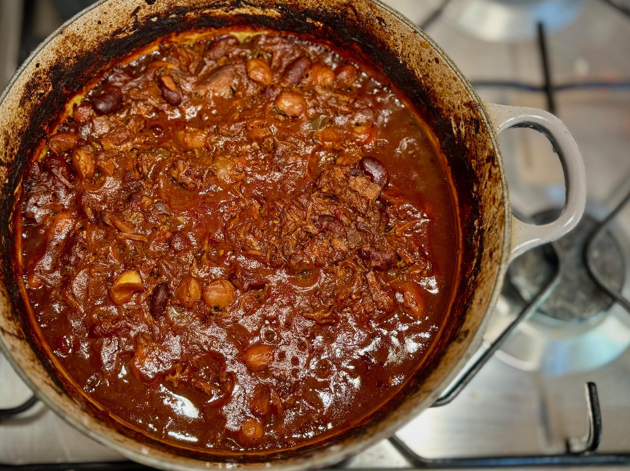 Slow Cooked Beef Shin Chilli