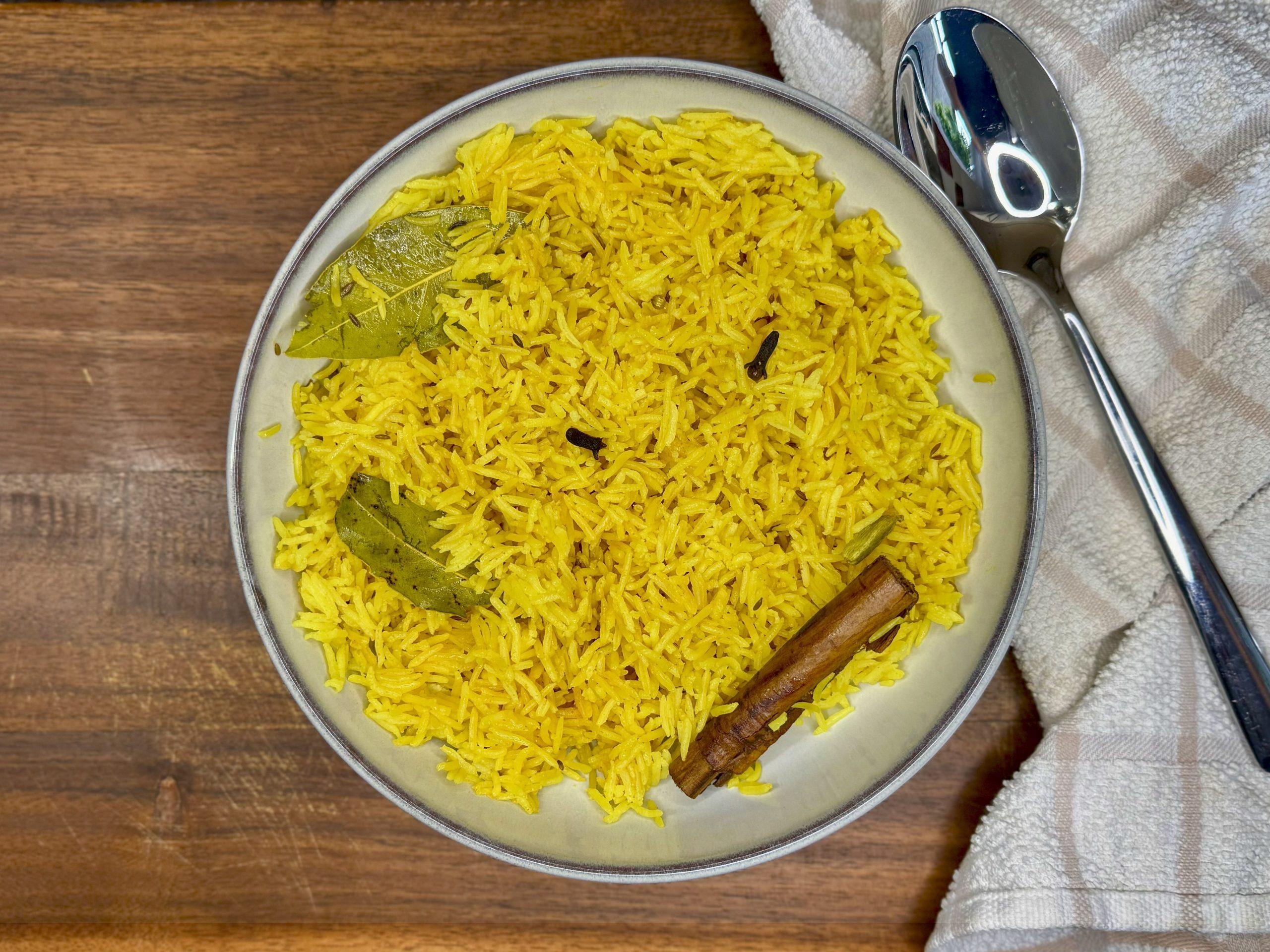Easy Pilau Rice, Restaurant Style