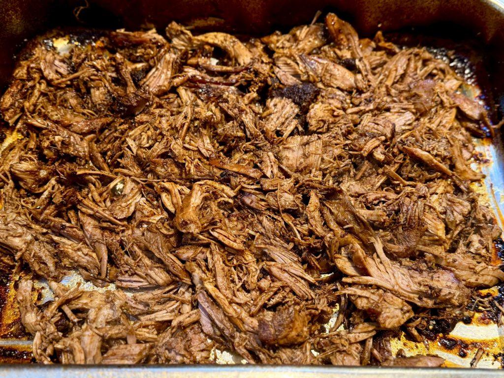 Pulled shawarma lamb leg